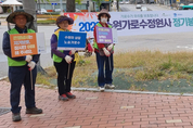 수원시, 은행(암)나무 가로수 시민인식개선 캠페인 전개