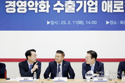 이재명 더불어민주당 대표, 정명근 화성특례시장과 함께 수출기업 애로 청취