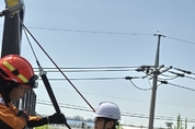 최호섭 시의원, 공도 남녀의용소방대 완강기 체험훈련 현장 방문 !!