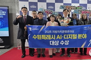 2025 지방 자치 콘텐츠 대상’ 인공지능(AI)·디지털 분야 수원특례시, 대상 수상!!