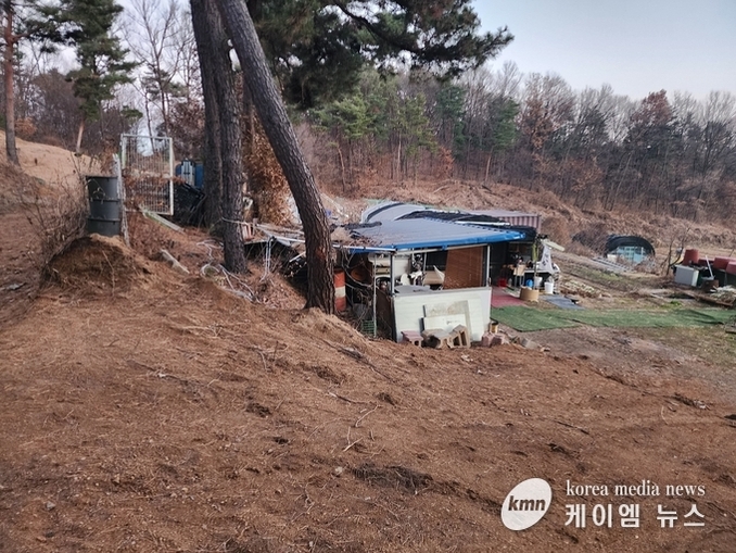 오산시 지곶동 문화재 보호구역내 보전임지 무단훼손·불법 건축물 설치행위까지...