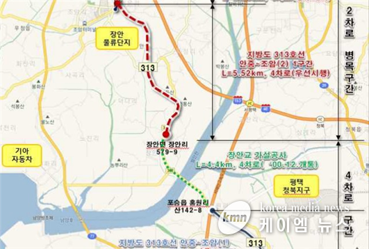 지방도 313호선 노선도
