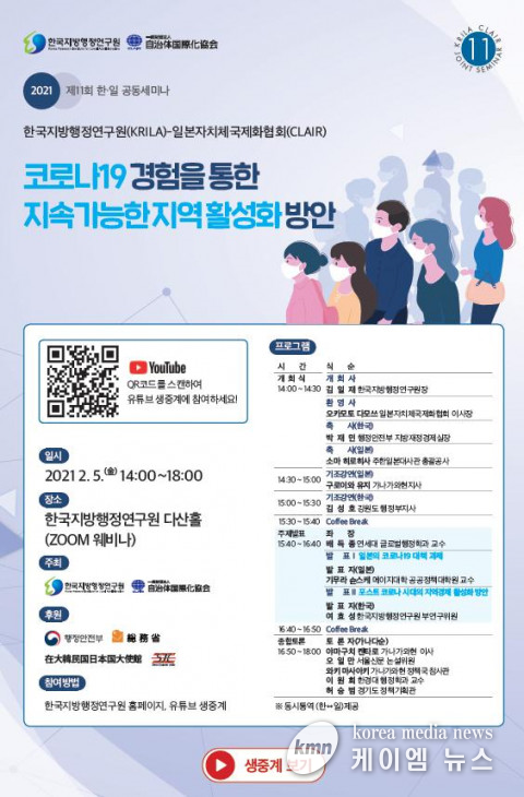 코로나19 경험을 통한 지속가능한 지역활성화 방안 홍보물
