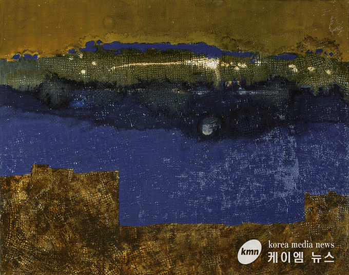 무위의 풍경2┃162×130cm┃장지에 분채, 옻칠