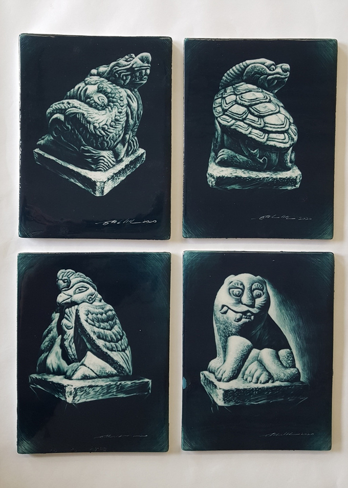 경복궁 사신