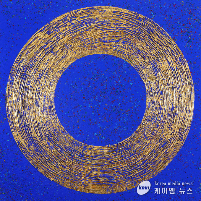 Scents of the Light Mixed medium & Pure gold leaf 73x73.cm 2021-01