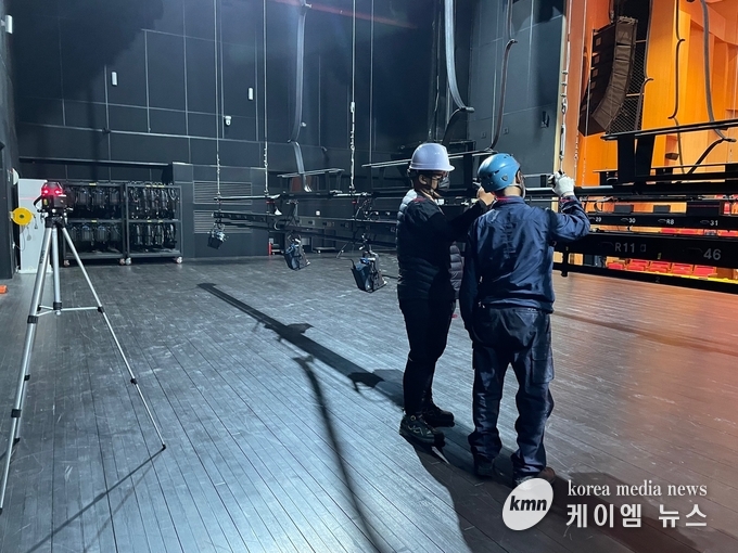 공연장 무대점검