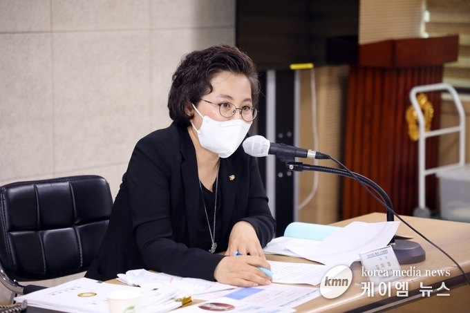 김미경 의원(더불어민주당, 매교·매산·고등·화서1·2동)<br>
<사진/수원시의회제공>