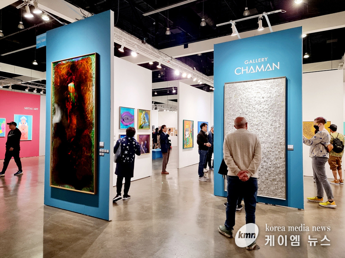 최소리 작가, 소리로 만든 감동적 이미지로 큰 호응 ‘2023 LA Art Show’ 참여