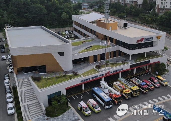 오산소방서 항공사진 