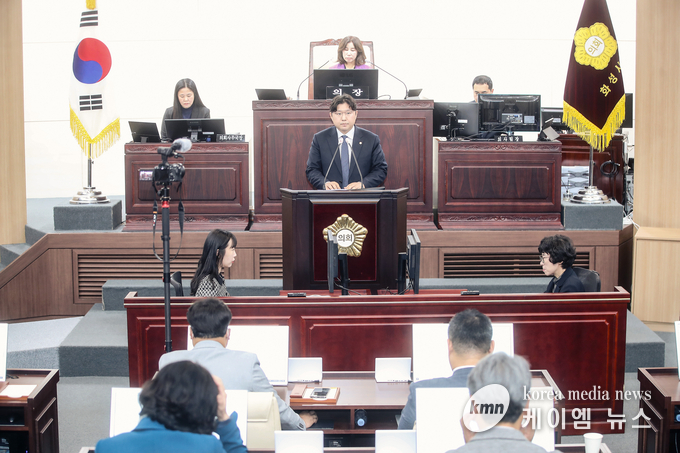 제225회 임시회 1차 본회의 전경