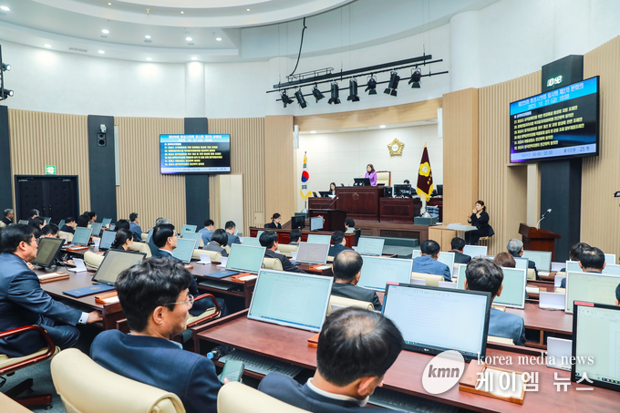 사진/제225회 임시회 제2차 본회의 전경