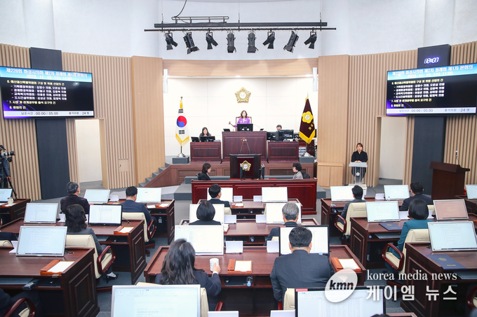 사진/제226회 제2차 정례회 1차 본회의 전경