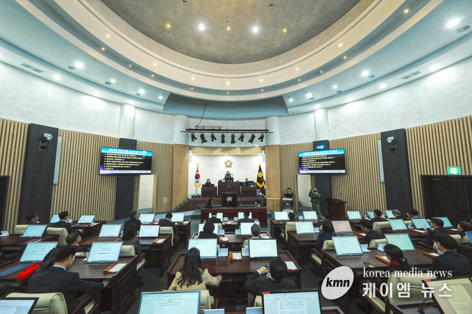 사진/제228회 임시회 1차 본회의 전경