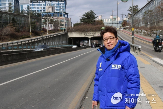 사진/ 염태영 후보 당암지하차도 현장 점검