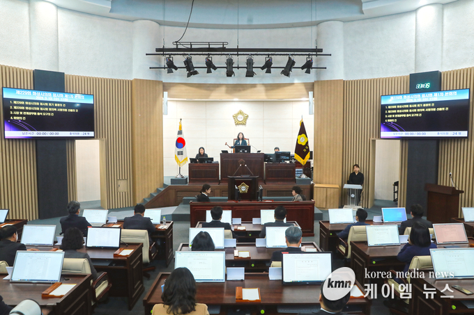 사진/제229회 임시회 제1차 본회의 전경