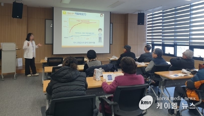 평택시 안중보건지소 고혈압 당뇨병 표준화 교육 운영 사진/평택시청 제공