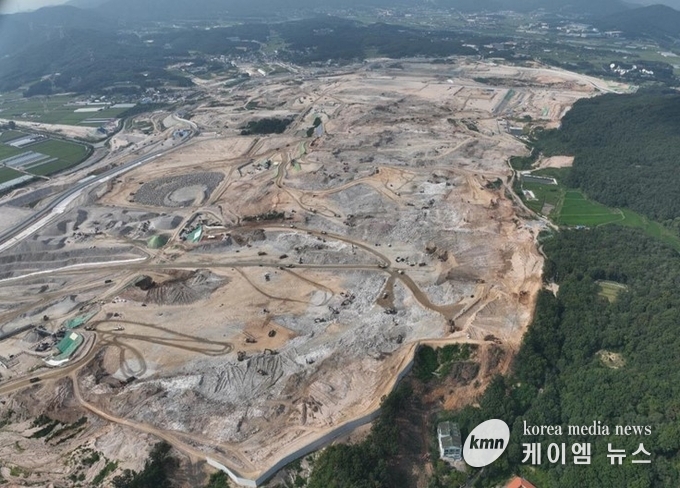 용인반도체클러스터 부지조성 공사 전경 사진/용인특례시청 제공