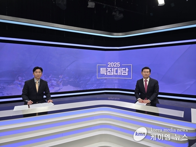 24일 ‘Btv뉴스 특집대담’에서 올해 시정 방향‘반도체 등 사업 추진에 속도’강조 사진/용인특례시청 저공