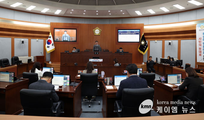 제291회 원포인트 임시회 개회 사진/오산시의회 젝오