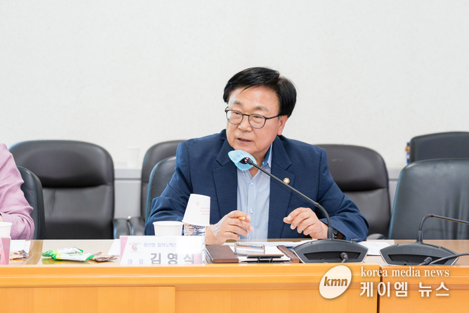 김영식 대표가 발언하고 있다. 사진/용인특례시의회 제공