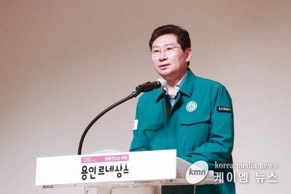 이상일시장은 장마철을 앞두고 철저한 대응태세 를 강조하고 있다. 사진/용인특례시청 제공
