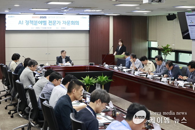  조승문 화성특례시 제2부시장이 8일 AI 정책분야별 전문가 자문회의를 주재하고 있다. 사진/화성특례시청 제공