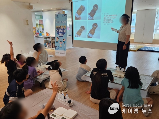 안중보건지소 2025년 지역아동센터 키즈튼튼 건강나눔교실 운영 사진.평택시청 제공