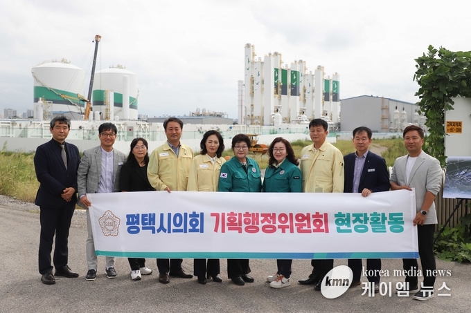 3일차 제1,2첨단복합산업단지 방문한 평택시의회 기획행정위원회 사진/평택시의회 제공