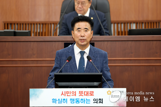 사진/성길용 부의장이 7분 자유 발언을 하고있다.<사진/김영진 기자>