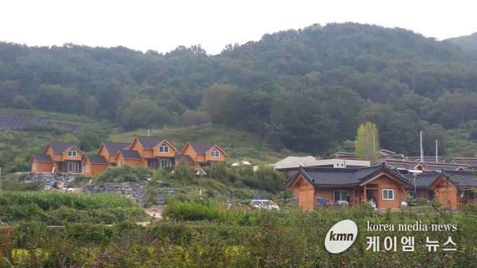 충남 금산군 아토피 자연치유마을 전경