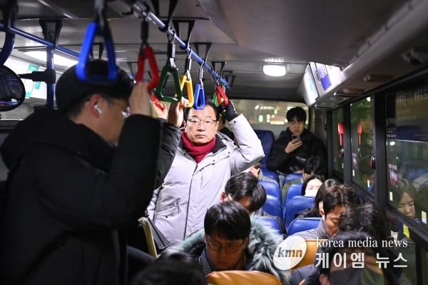 이현재 하남시장, 위례↔잠실역 31번 버스 긴급 현장점검