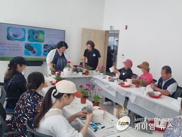오산시 대원2동, 원예치료사업 ‘마음싹, 행복열매’ 진행