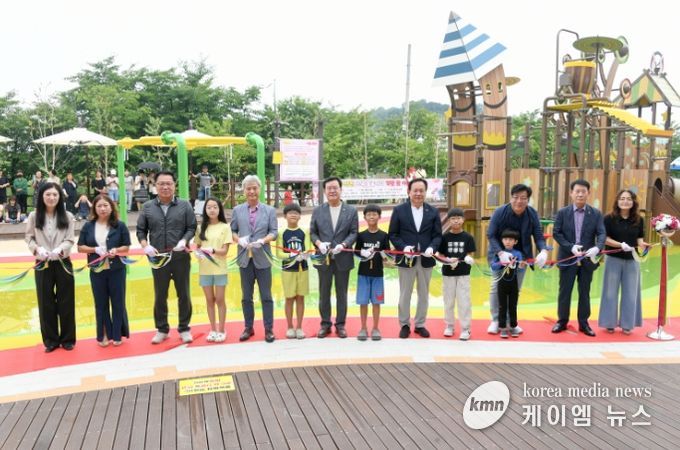 오산천 오색물놀이장 개장식