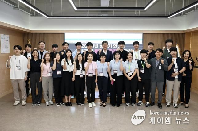 이민근 안산시장, 공공기관 신규 채용자 간담회