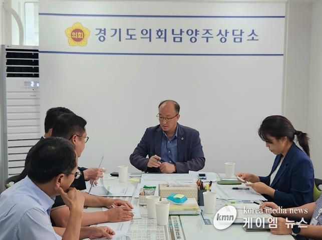 경기도의회 김동영 의원, 383 지방도 및 오남 교차로 입체화 관련 업무 보고 청취