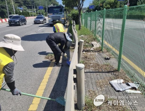안산시 상록구, 수인로 환경정비 마쳐… 쾌적한 도로환경 조성