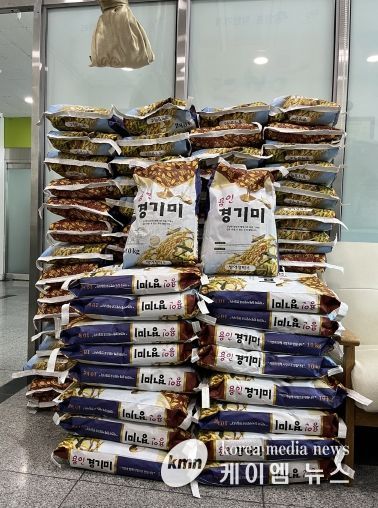 오산시 중앙동, ‘익명의 기부천사’ 저소득 취약계층을 위해 쌀 기탁