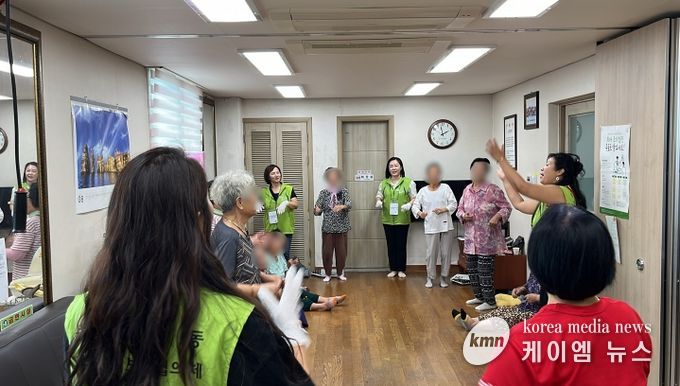 오산시 중앙동, 관내 어르신들을 위한 시니어레크리에이션 활동 진행
