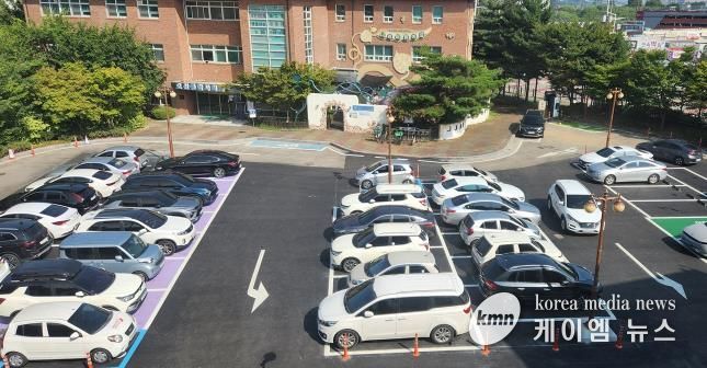 오산시 보건소 주차장 환경개선 공사 완료