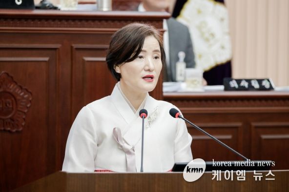 구리시의회 이경희 의원, 제340회 임시회 5분 자유발언 어린이 보호구역 내 노란색 횡단보도를 통한 보행환경 개선 촉구