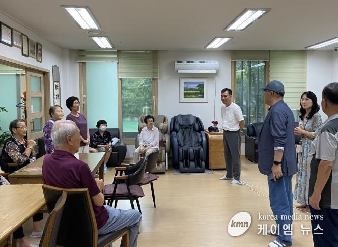 구리시 갈매동, 추석 맞아 경로당 10개소 방문