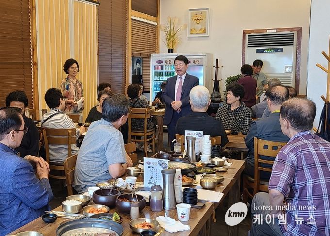 구리시 인창동, 경로당협의회와 간담회 개최