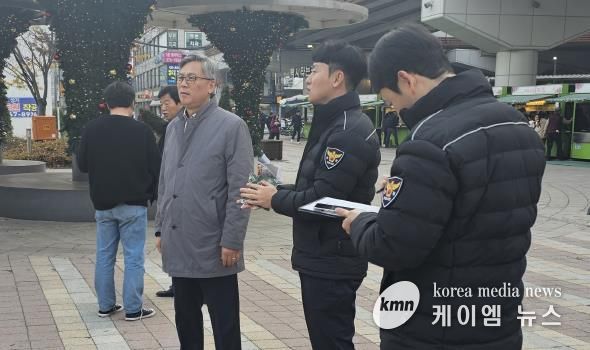 오산시, '오(Oh)! 해피 산타 마켓' 행사 전 현장 합동 안전점검 실시