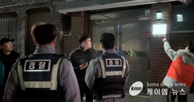 의정부시 흥선 안전리빙랩, 유관기관과 방범 취약지역 야간 순찰