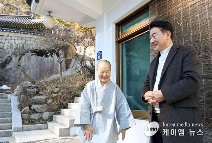 김동근 의정부시장, 설 명절 앞두고 사찰 점검