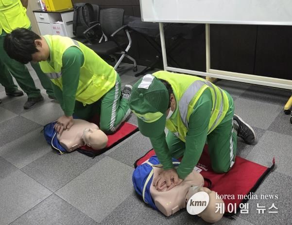 수원시 장안구 파장동, 현업업무 종사자 대상 응급처치교육 실시