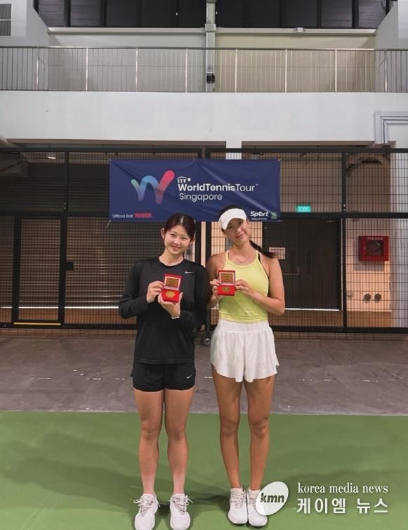 의정부시, 테니스팀 임희래 선수 ITF 싱가포르 국제 투어 여자 복식 우승