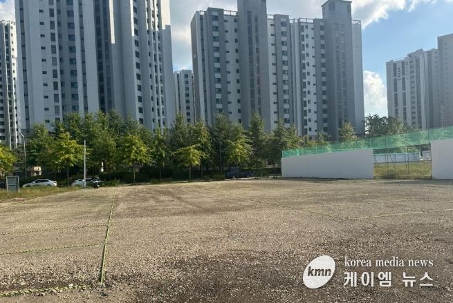 내포신도시 협약주차장 조성 현황 사진