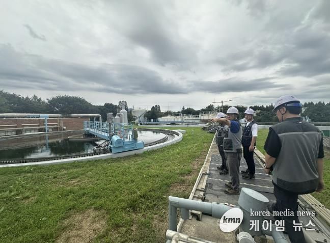 추석 연휴 및 태풍 대비 공공하수처리시설 점검